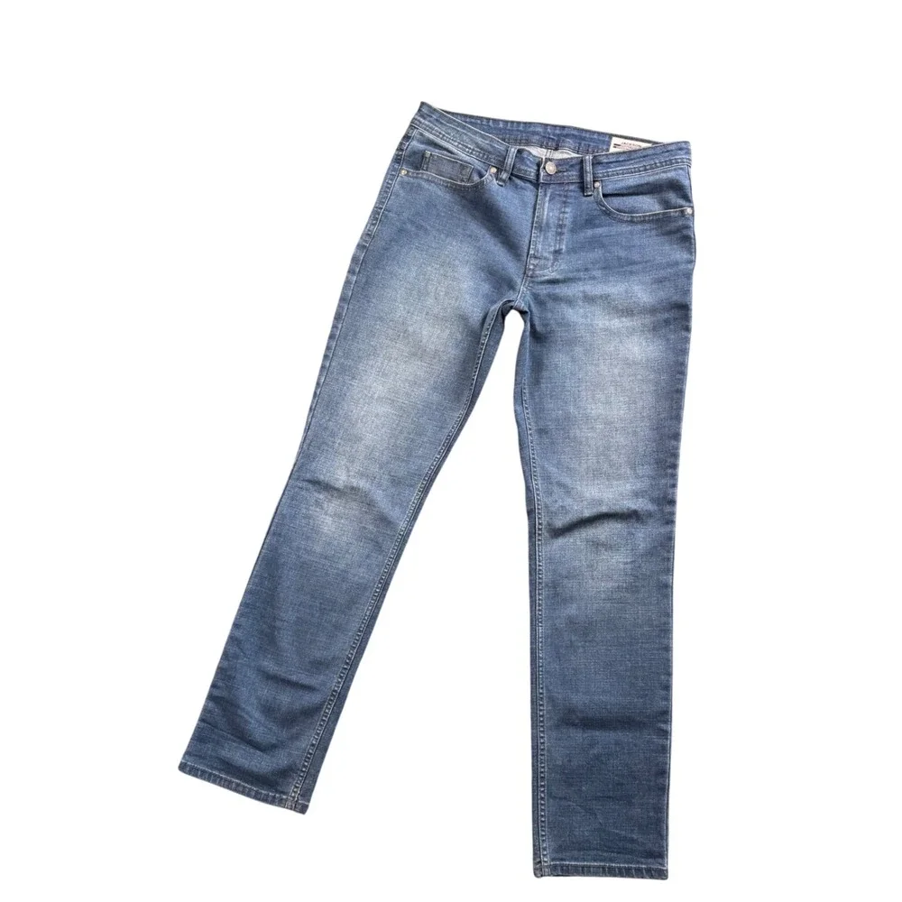 Buffalo David‎ Bitton Jackson Jeans Men 32x32 Blue Straight Stretch 35x32 Actual